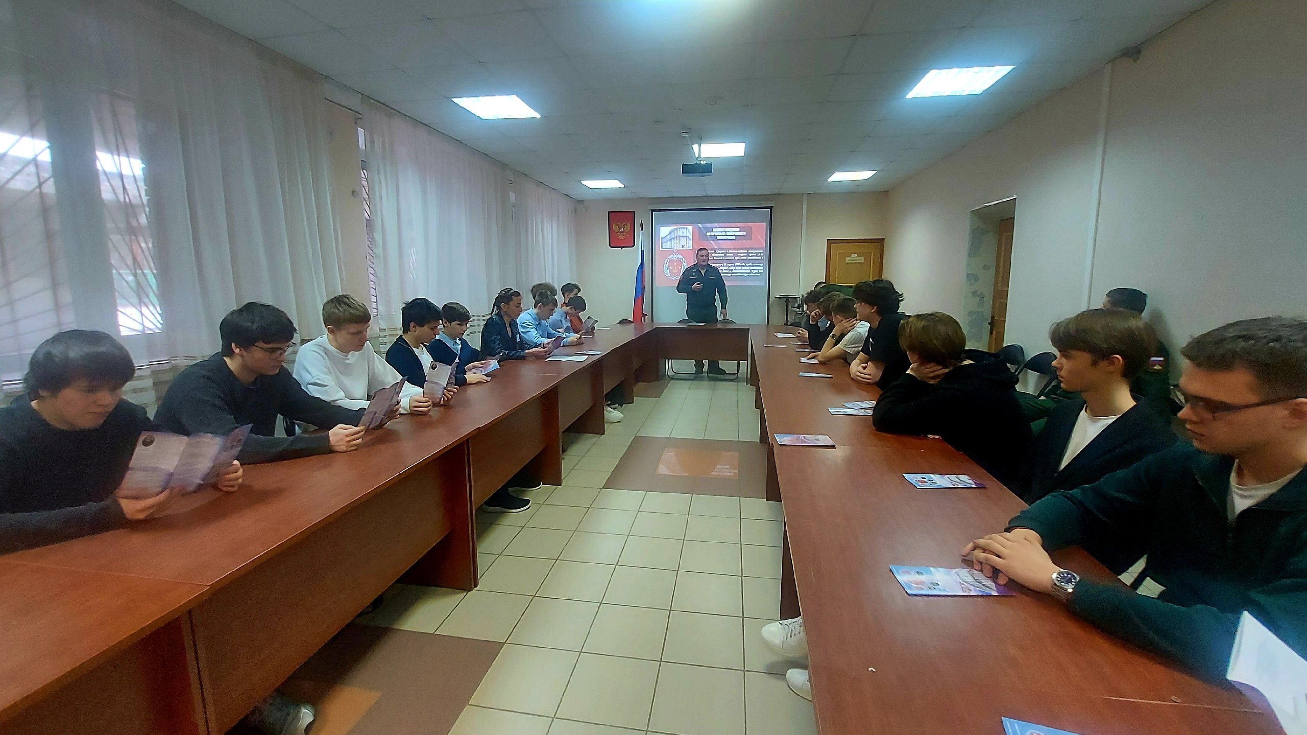 Профориентационные встречи с представителями ВУЗов.